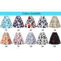 Grace Karin Occident Vintage Retro 50s Floral Pattern Cotton Skirt CL008925-10